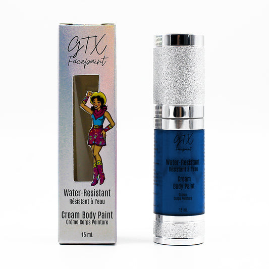 GTX Water Resistant Neon Cream Face Paint - TEXAS SKY - Blue