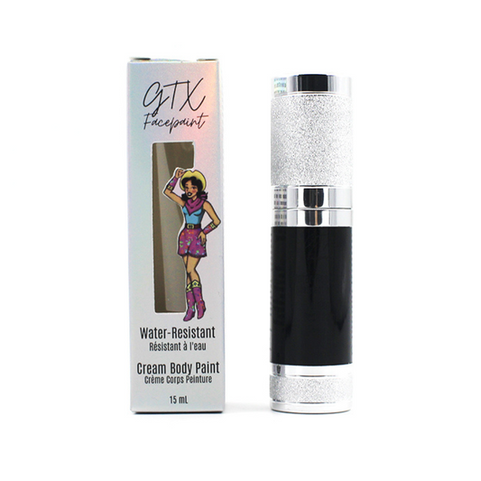 GTX Water Resistant Cream Regular Face Paint - TRUE BLACK - Black