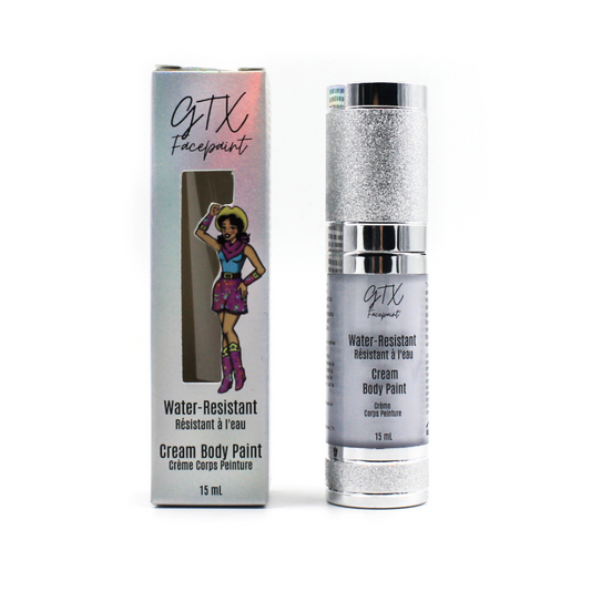 GTX Water Resistant Cream Regular Face Paint - TRUE WHITE - White