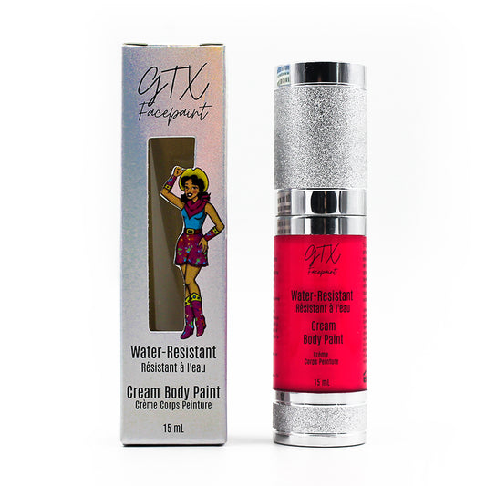 GTX Water Resistant Neon Cream Face Paint -WATERMELON CRAWL - Coral Pink