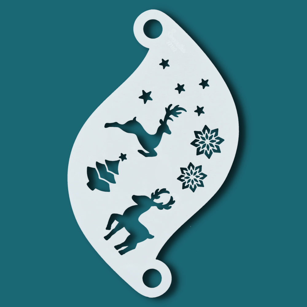 Superstar Winter Wonderland Face Paint Stencil 77102