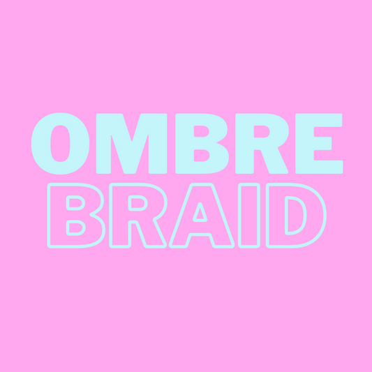 Ombre Jumbo Braid Word